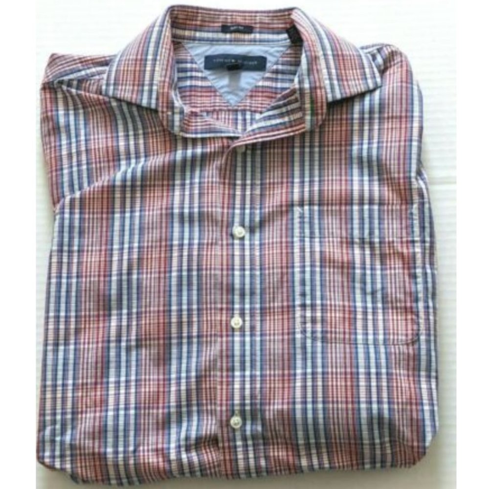 Tommy Hilfiger Mens Slim Fit Shirt Size 15 32/33